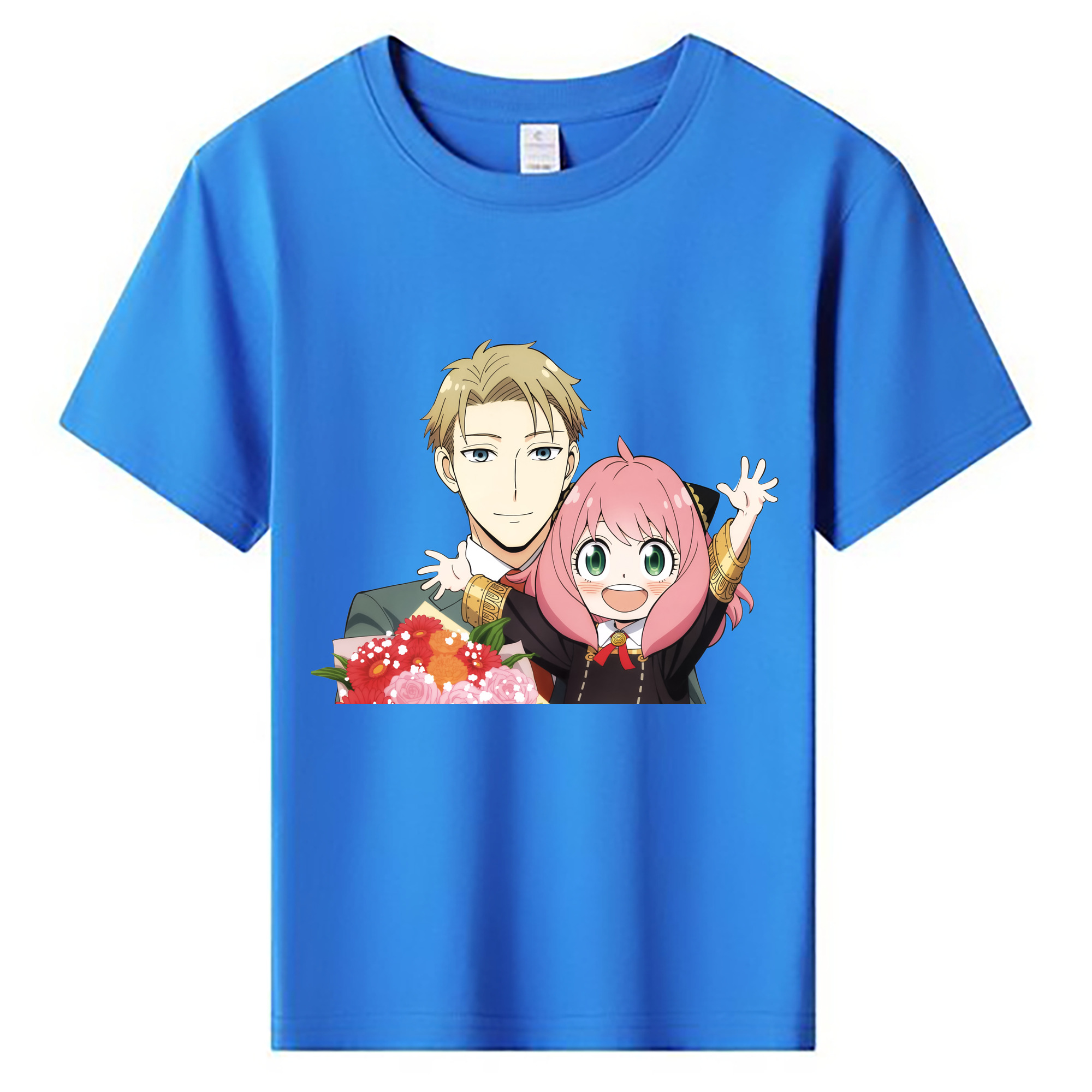 （画像用） SPY×FAMILY间谍家家酒 綿100％キッズTシャツ（フロントプリント）